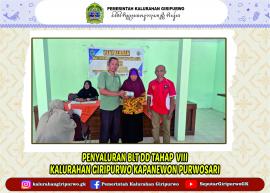 Pemerintah Kalurahan Giripurwo Salurkan BLT Dana Desa Tahap VIII Periode Bulan Agustus Tahun 2026